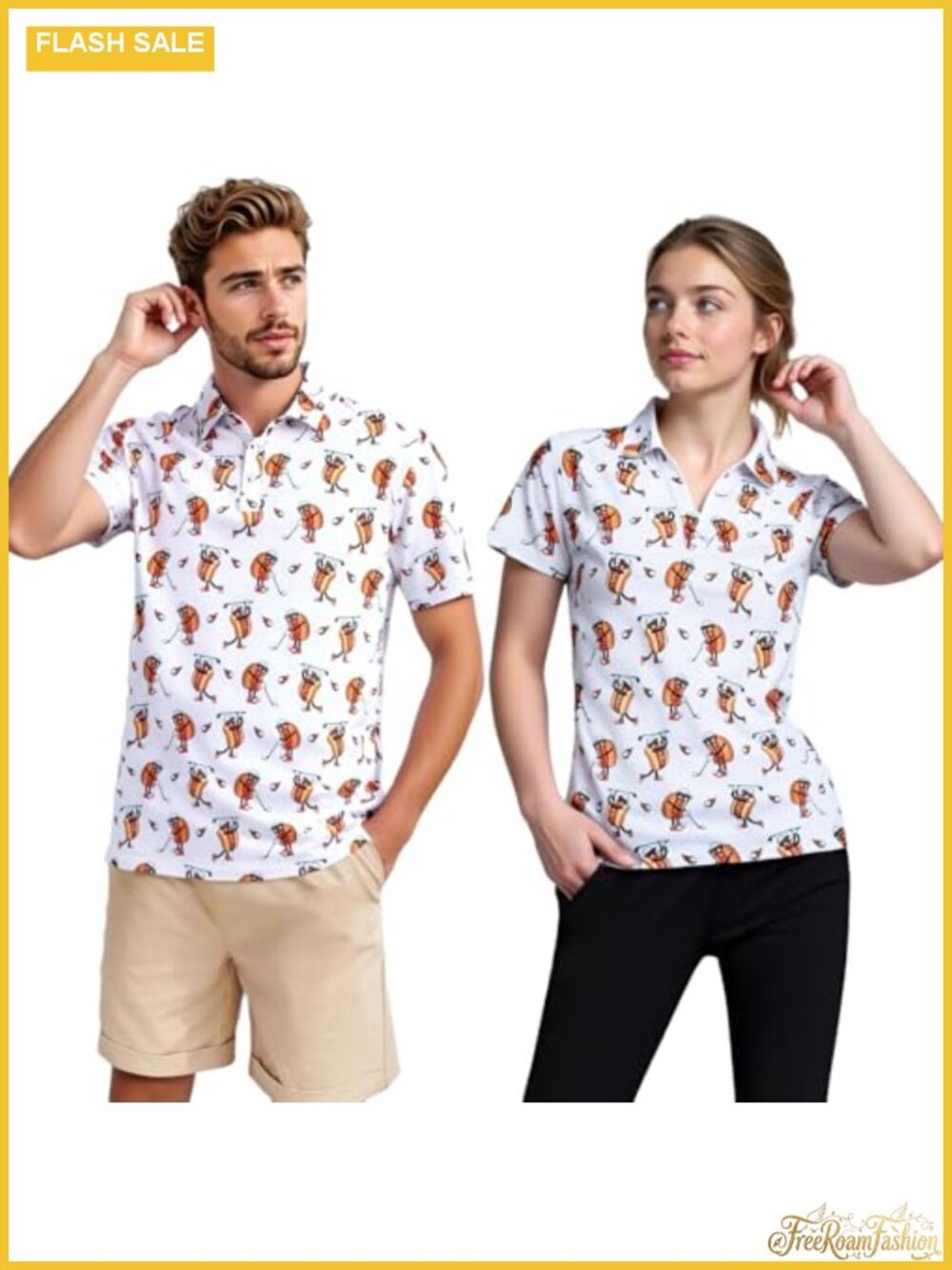 Performance Golf Polo Shirt Men Women Short Sleeve Moisture Wicking